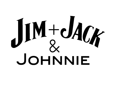 Jim Jack Johnnie jack jim johnnie labels whiskey whisky