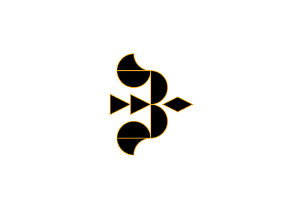 Arrow Pattern Logo arrow black bronze pattern