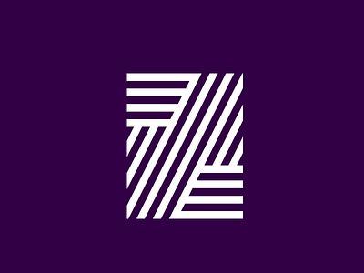 Brandmark Z brandmark letter logo logotype violet z