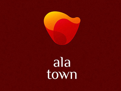 Ala town logo ala brandmark flower logo papaver town