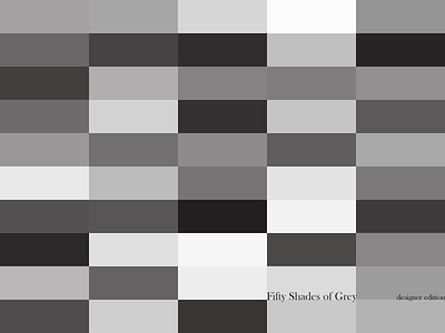 50 Shades Of Grey - designer edition 50 shades of grey poster