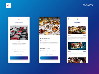 Food app design