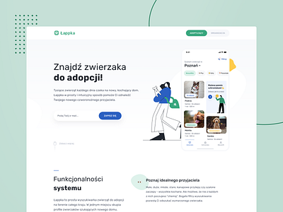 🐾 Łappka - Landing page