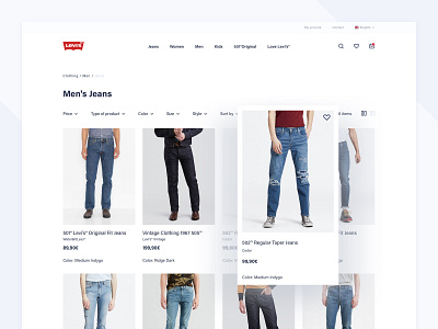 Levi's Store Concept - Products