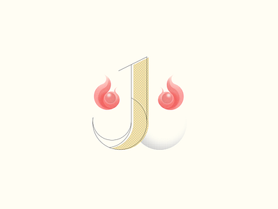 Fire design illustration japan kanji logo tokyo