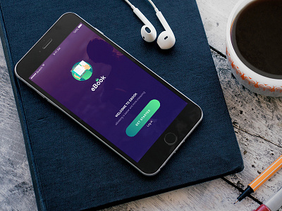 eBook App Concept app cool ebook sketch ui