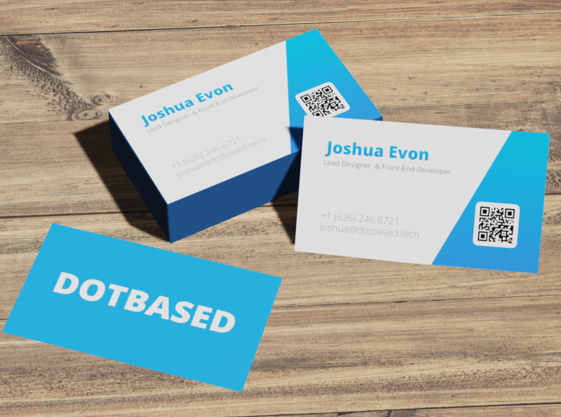 Business Card Render by Joshua Evon on Dribbble