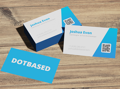 Business Card Render branding business card card demo design dotbased graphic design render typography vector