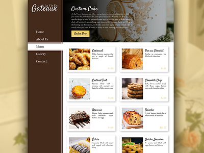 Bakery Demo Site bakery dotbased figma graphic design kiosk ui ux website
