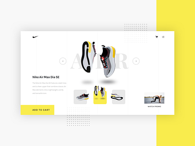 Landing Page for Nike