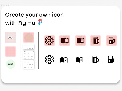 Daily UI #005: Create an app icon color pallet dailyui design design system figma icon iconography icons illustration logo ui ux design