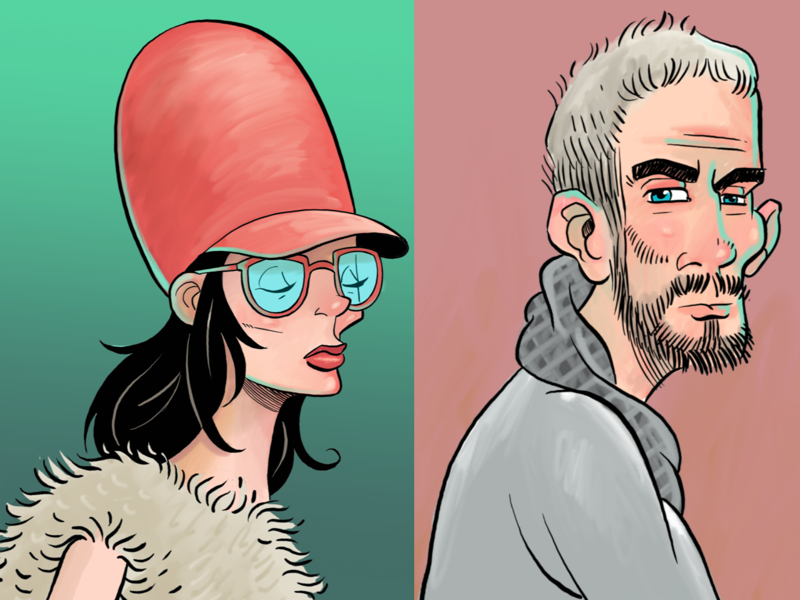 Stockholmers character design sketchbook ipad pro