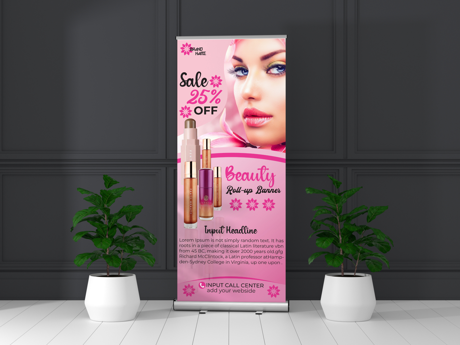 Beauty Roll Up Banner Design By Najim Sadik Shuvo On Dribbble 