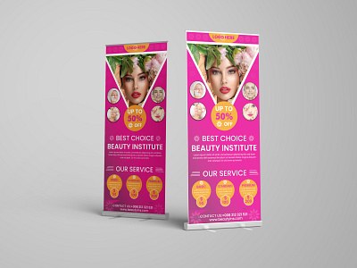 Roll-Up Banner Design banner adds banner design branding design graphic design illustration logo pull up banner pup up banner roll up banner