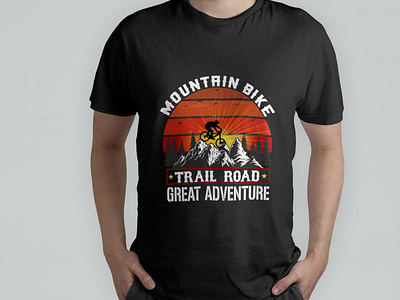 Mountain Bike T-Shirt Design