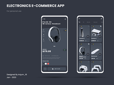 Electronics E-Commerce App