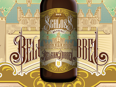 Schloss Belgian Dubbel Label