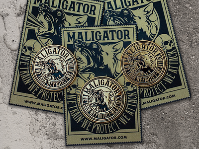 Maligator enamel pin