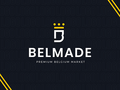 Logo #2 Belmade branding creation crown design illustrator logo premium