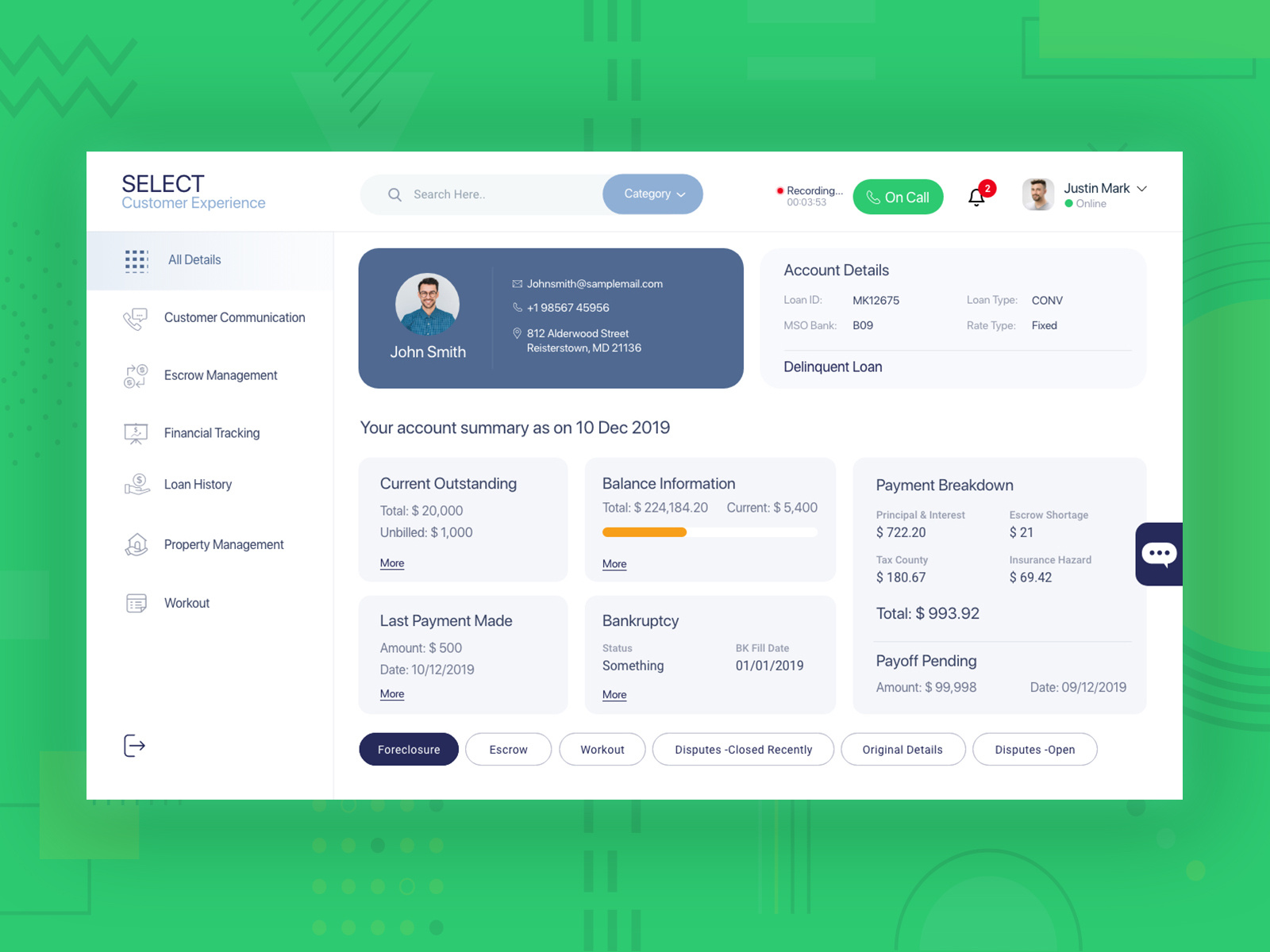 Customer Care Dashboard by Vignesh Guru on Dribbble