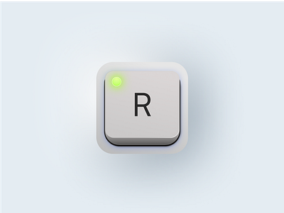 Retro Keyboard ios 14 ios14 key keyboard led lighting logo neumorphic skeuomorphic