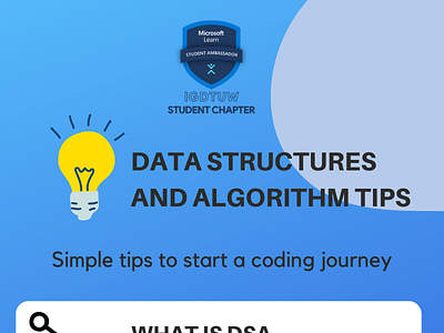 Infographic on DSA by Prachi on Dribbble