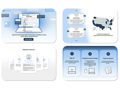 clipbook website redesign