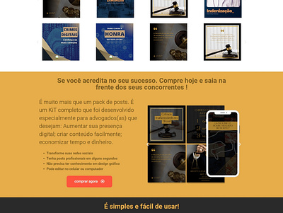 Landing Page Advocacia web design