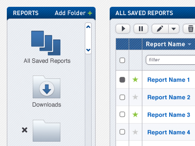 Reports Management dashboard folder folders management product product design reporting reports ui ui design