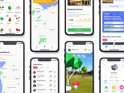 Augmented Reality Community App animation article augmented reality case study gamification mobile social app ux