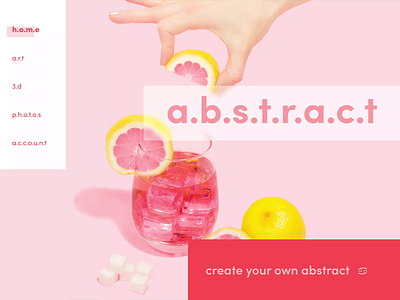 A.B.S.T.R.A.C.T abstract adobe xd after effect animation app concept design interaction design uiux ux web design webdesign website