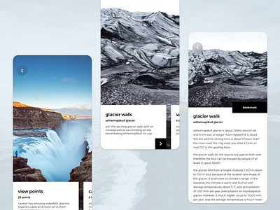 Travel app - Iceland