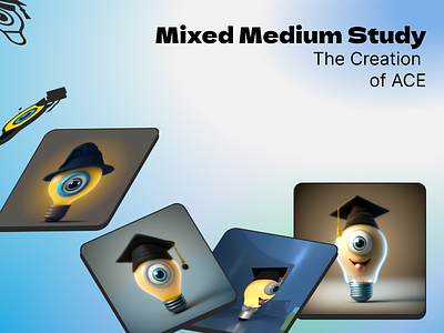 Mixed Medium Study: The Creation of ACE 3d animation branding