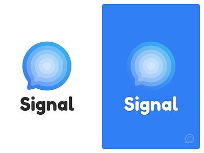 Signal logotype variation branding colorfull design figma logo logotype signal smooth technology