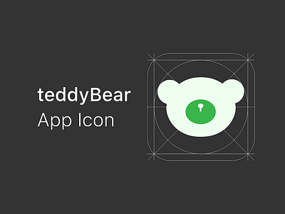 teddyBear App Icon app design graphic logo ui