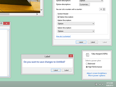 Windows 8.1 Desktop [PSD] desktop metro microsoft psd vector windows windows 8 windows 8.1