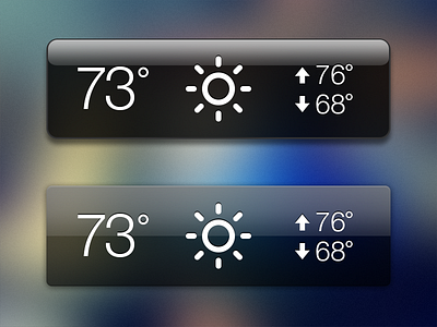 It's Always Sunny in iOS apple card ios iphone lockscreen sunny weather widget