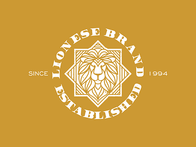 Lionese Brand app branding design graphic design illustration lion logo typography ui ux vector