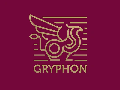 Gryphon app branding design graphic design griffin illustration lion logo ui ux vector