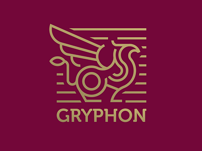 Gryphon app branding design graphic design griffin illustration lion logo ui ux vector