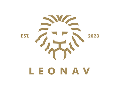 Leonav app branding design graphic design illustration lion logo ui ux vector