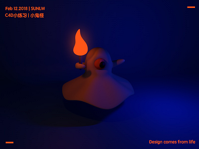 Lovely ghosts c4d ghosts