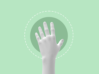 Series Hand #4 after effects animation hand lines vector