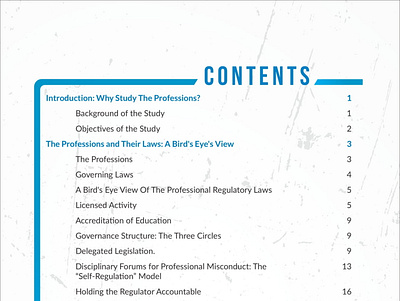 Table Of Content book design design graphic design minimalist design title design title page design