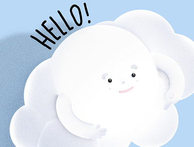 Cloud Claude - Hello! 3d design digital art graphic design illustration motion graphics