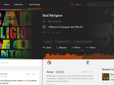 Soundcloud Song Layout / UI Challenge — Week 07