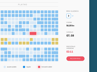 Cinema Tickets Booking - UI Challenge Week 10 booking bright cinema tickets ui