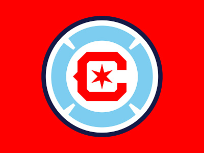 Chicago Fire FC badge chicago club crest fire flag florian cross football logo mls soccer