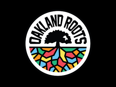 Oakland Roots SC badge bay area california club crest football logo oakland roots sf soccer