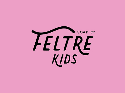 Feltre Kids Soap Company Pink Logo